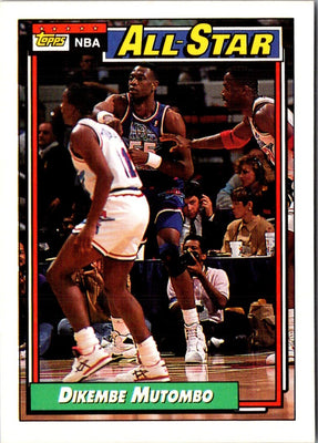 1992 Topps Gold Dikembe Mutombo #110