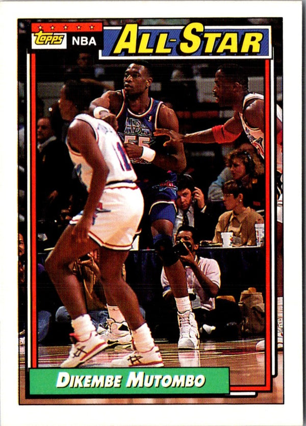 1992 Topps Gold Dikembe Mutombo #110