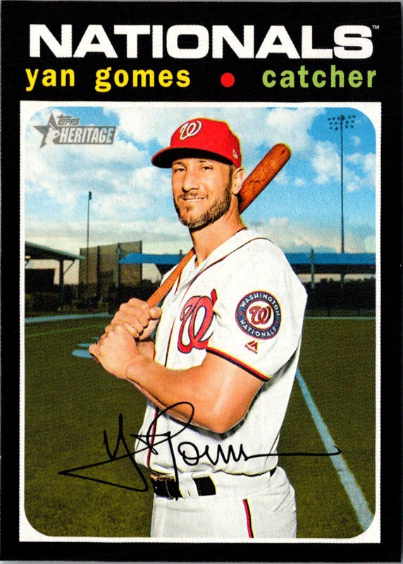 2020 Topps Heritage Yan Gomes #127
