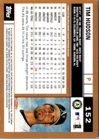 2002 Topps Opening Day Tim Hudson #152