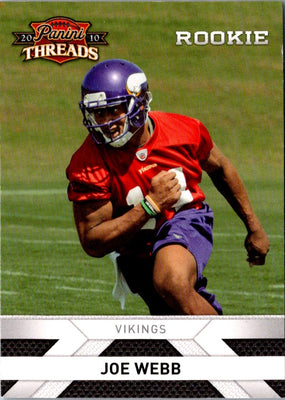 2010 Panini Threads Joe Webb #246 Rookie