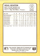 1988 Donruss Baseball's Best Neal Heaton