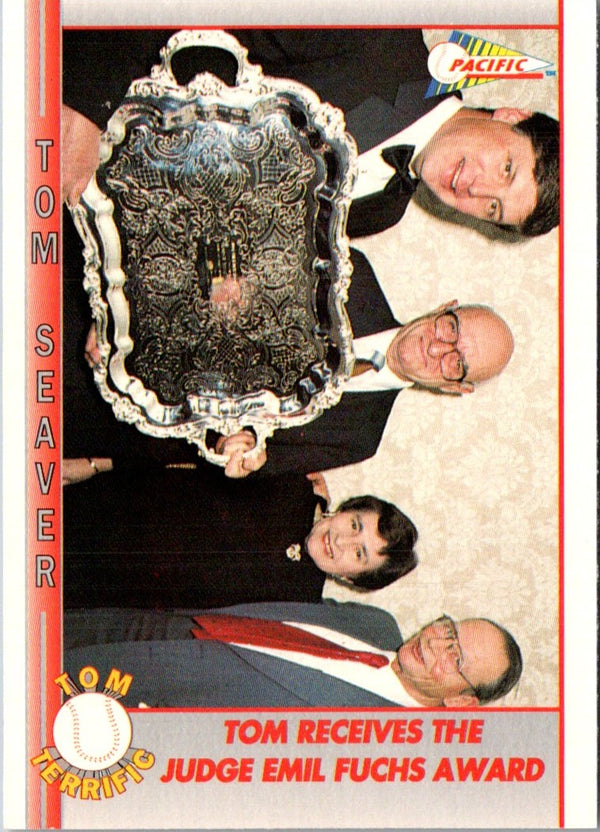 1992 Pacific Seaver Tom Seaver (Receives the Judge Emil Fuchs Award) #106