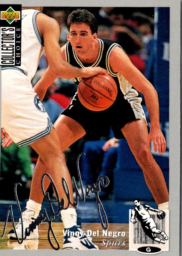 1994 Collector's Choice Silver Signatures Vinny Del Negro #115