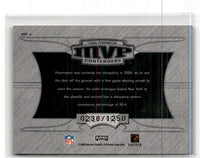 2005 Playoff Contenders MVP Gold Chad Pennington #MVP-4 0238/1250