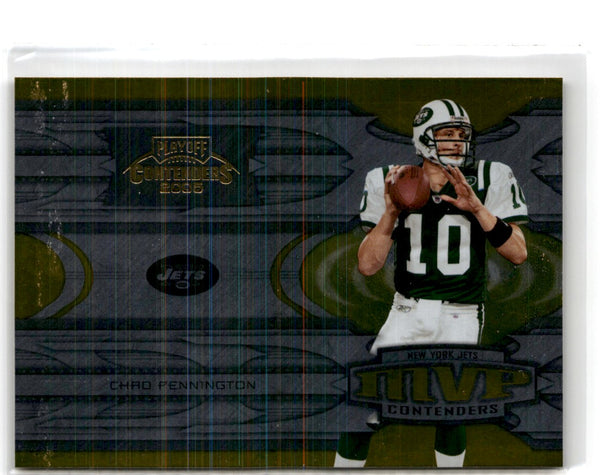 2005 Playoff Contenders MVP Gold Chad Pennington #MVP-4 0238/1250