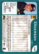 2001 Topps Jimmy Anderson