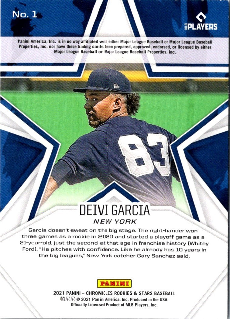 2021 Panini Chronicles Rookies & Stars Deivi Garcia