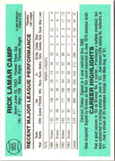 1984 Donruss Rick Camp