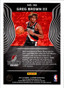2021 Panini Illusions Greg Brown III