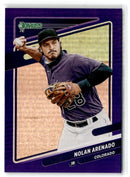 2021 Donruss Holo Blue Nolan Arenado