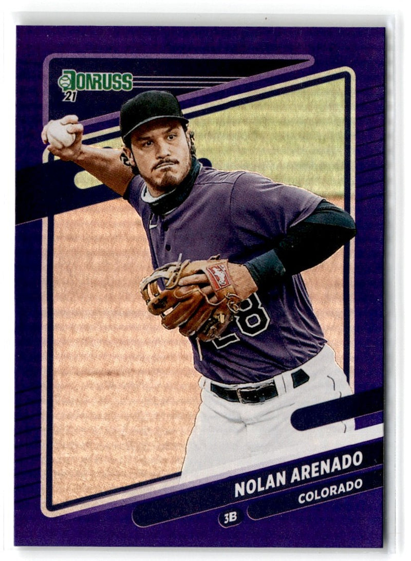 2021 Donruss Holo Blue Nolan Arenado