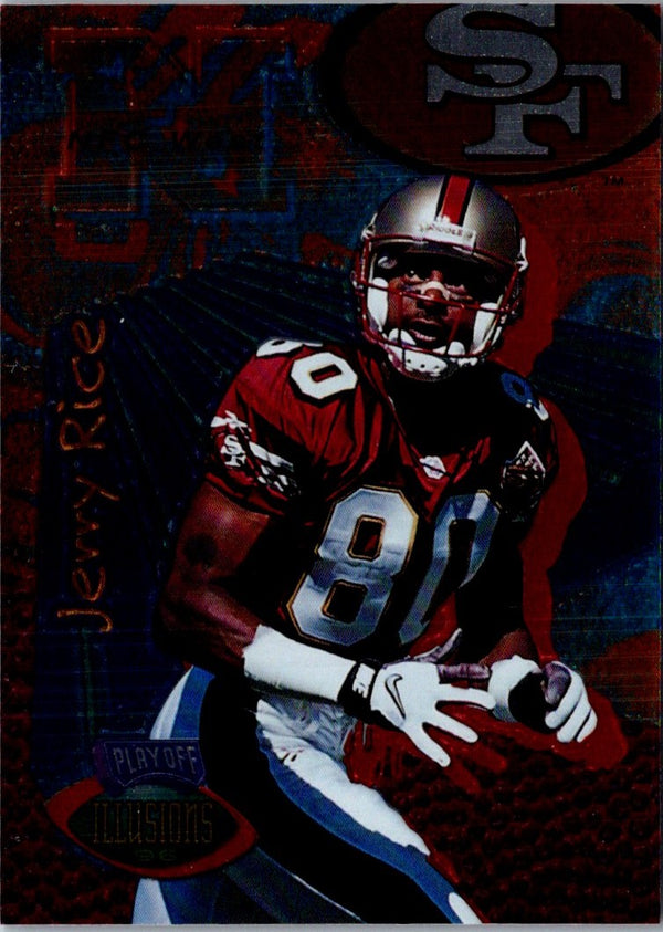 1996 Playoff Illusions Jerry Rice #110