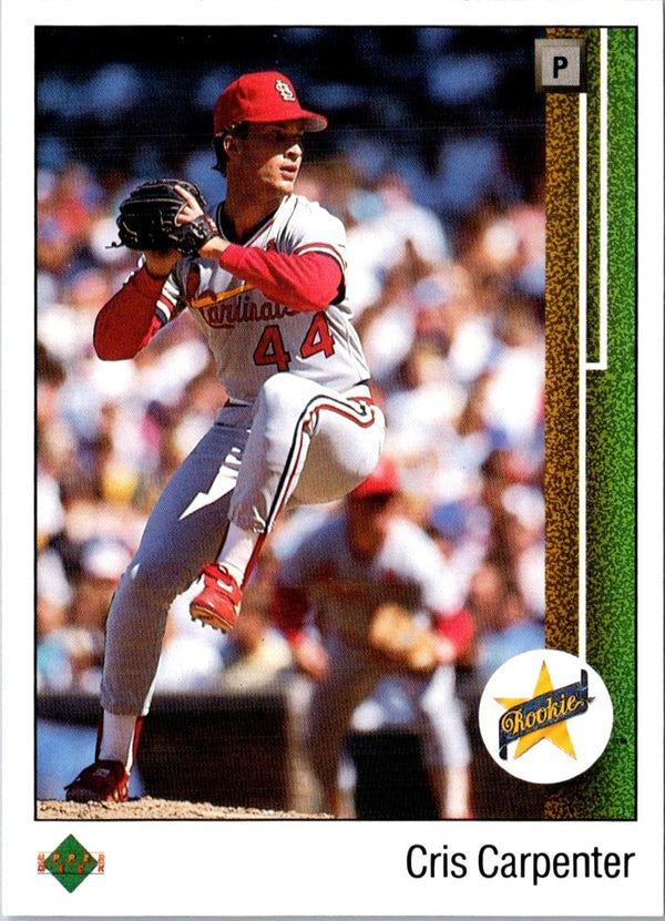 1989 Upper Deck Cris Carpenter #8 Rookie