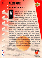 1992 Upper Deck MVP Holograms Glen Rice #14