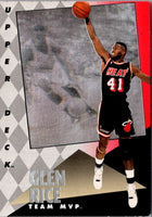 1992 Upper Deck MVP Holograms Glen Rice #14