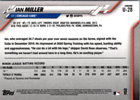 2020 Topps Chrome Update Ian Miller #U-28 Rookie
