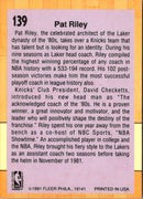 1991 Fleer Pat Riley