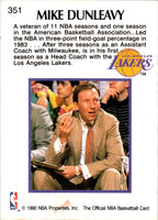 1990 Hoops Mike Dunleavy #351