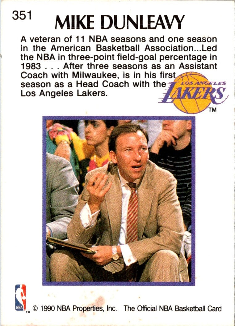 1990 Hoops Mike Dunleavy
