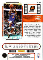 2022 Panini Contenders Season Ticket Chris Paul #62