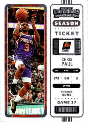 2022 Panini Contenders Season Ticket Chris Paul #62