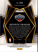 2021 Panini Select Blue Devonte' Graham #168