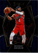 2021 Panini Select Blue Devonte' Graham