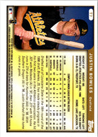 1999 Topps Traded Rookies Justin Bowles #T7 Rookie