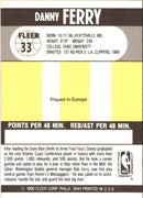1990 Fleer Danny Ferry