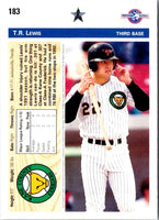 1992 Upper Deck Minors T.R. Lewis #183