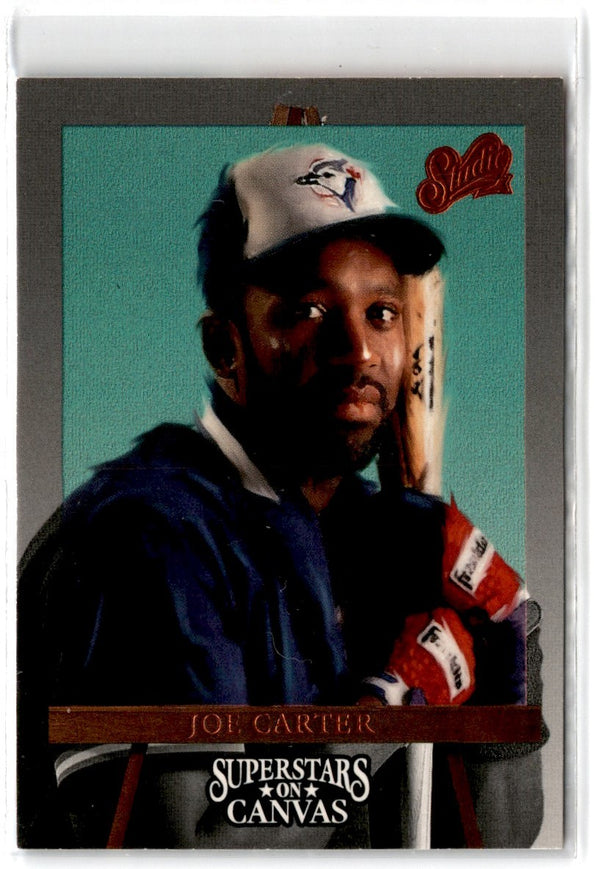 1993 Studio Superstars on Canvas Joe Carter #5