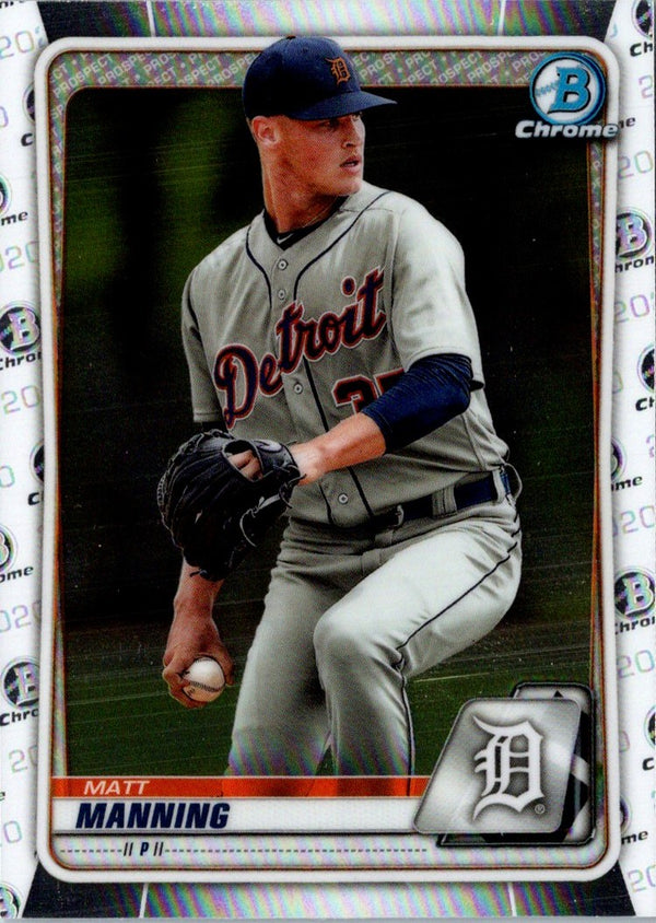 2020 Bowman Chrome Prospects Matt Manning #BCP-229