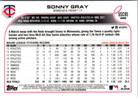 2022 Topps Chrome Update Sonny Gray #USC95