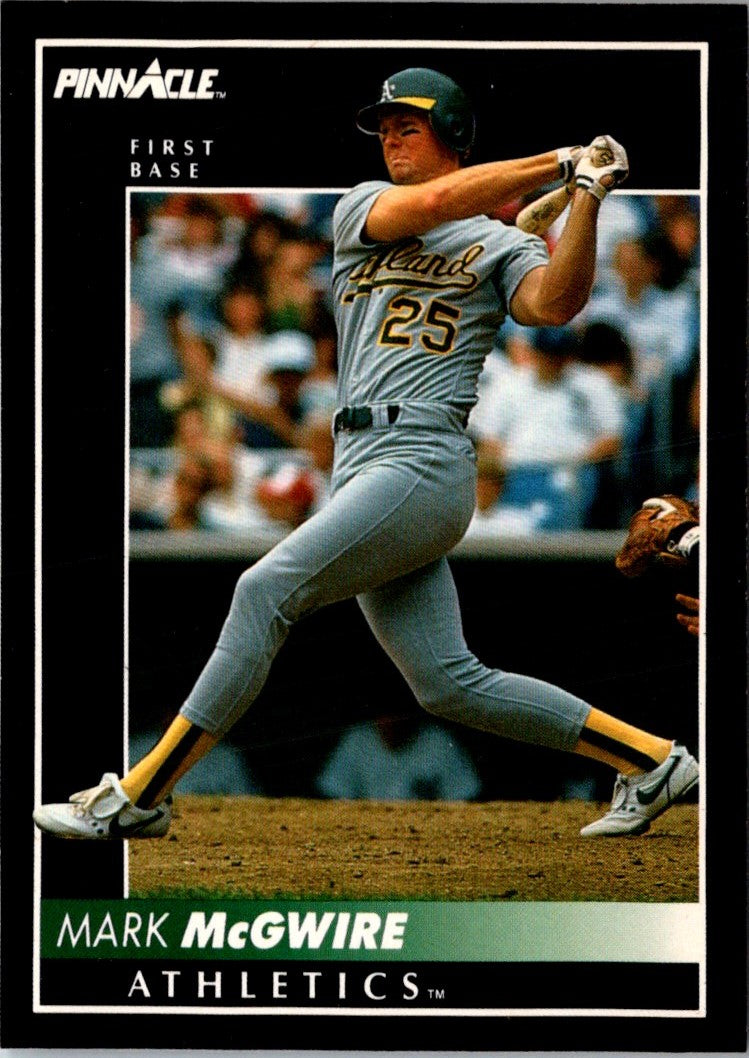 1992 Pinnacle Mark McGwire