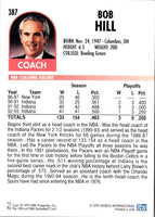 1994 Hoops Bob Hill #387