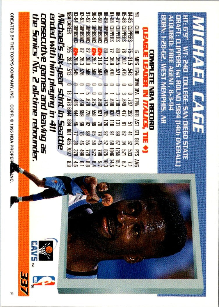 1994 Topps Michael Cage