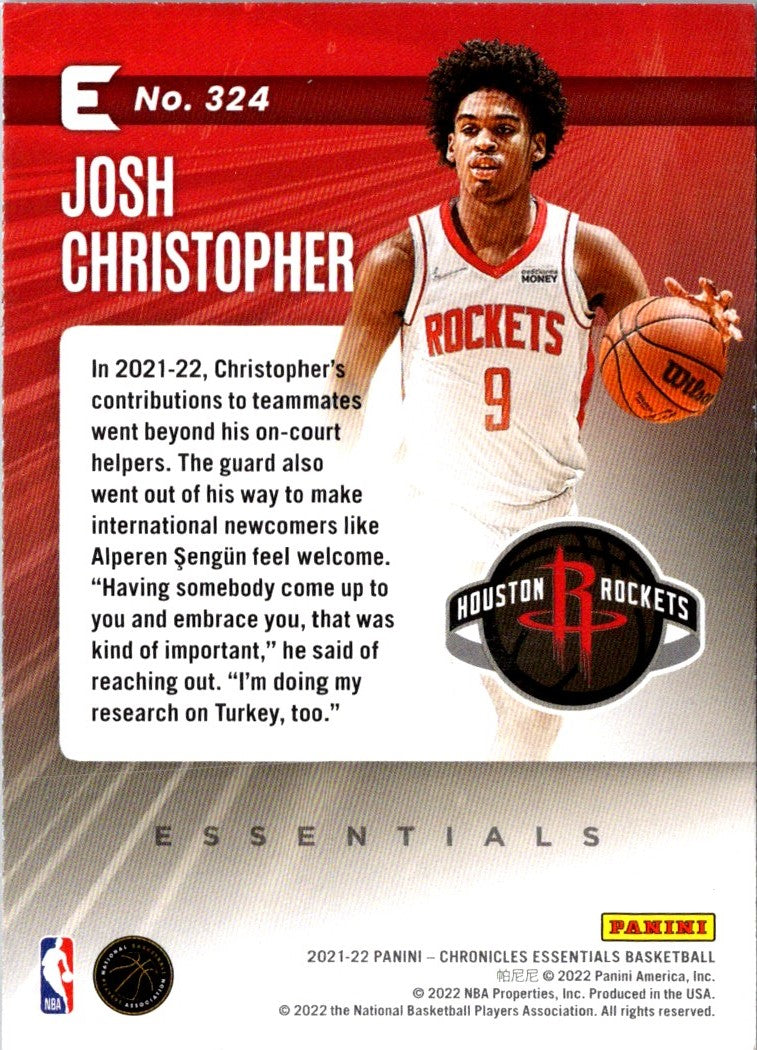 2021 Panini Josh Christopher