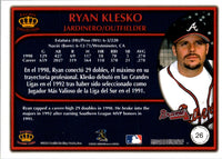 1999 Pacific Crown Collection Red Ryan Klesko #26