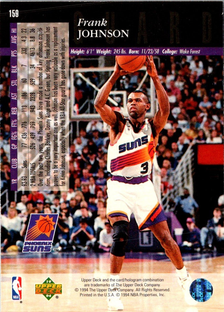 1993 Upper Deck Special Edition Electric Court Frank Johnson