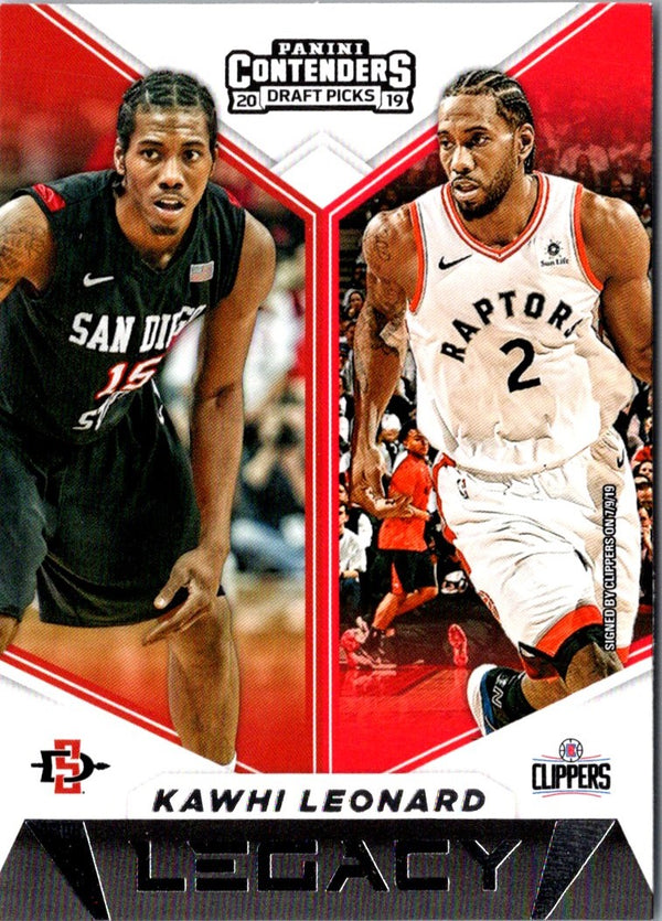 2019 Panini Giannis Antetokounmpo/Kawhi Leonard #15