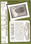 1991 SCD Baseball Card Price Guide Monthly Pocket Guides Roger Clemens
