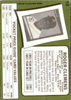 1991 SCD Baseball Card Price Guide Monthly Pocket Guides Roger Clemens #19