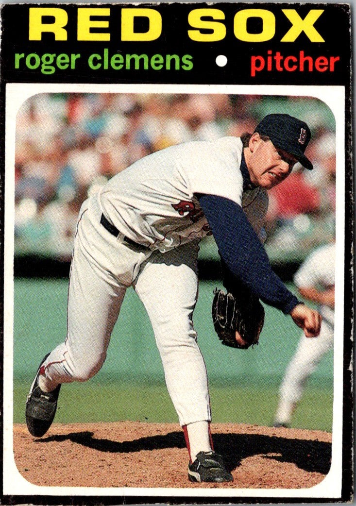 1991 SCD Baseball Card Price Guide Monthly Pocket Guides Roger Clemens