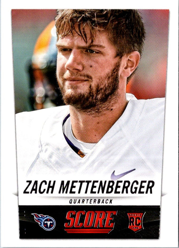 2014 Score Zach Mettenberger #439 Rookie