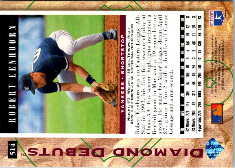 1994 Upper Deck Robert Eenhoorn