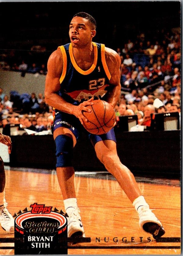 1992 Stadium Club Members Only Bryant Stith #237