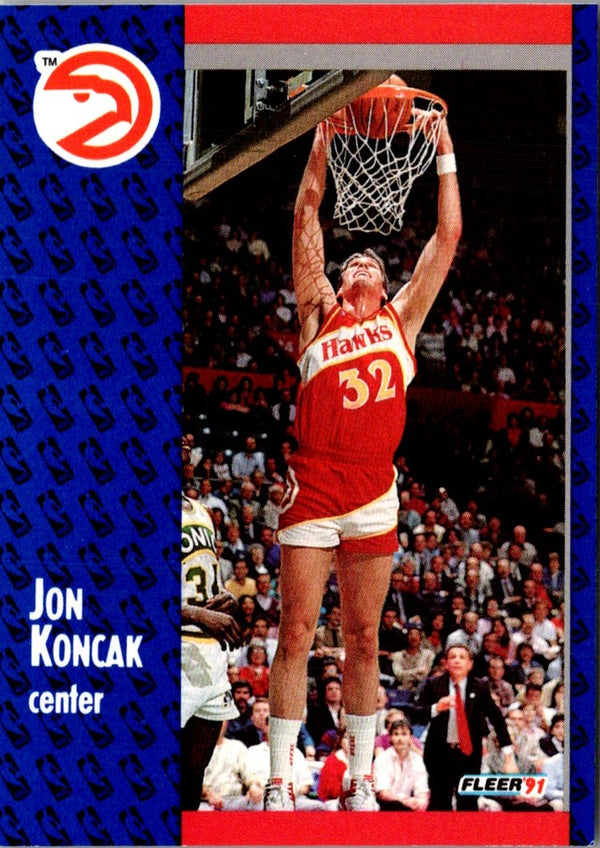 1991 Fleer Jon Koncak #2