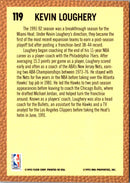 1992 Fleer Kevin Loughery