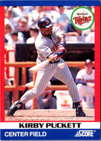 1991 Score 100 Superstars Kirby Puckett #7